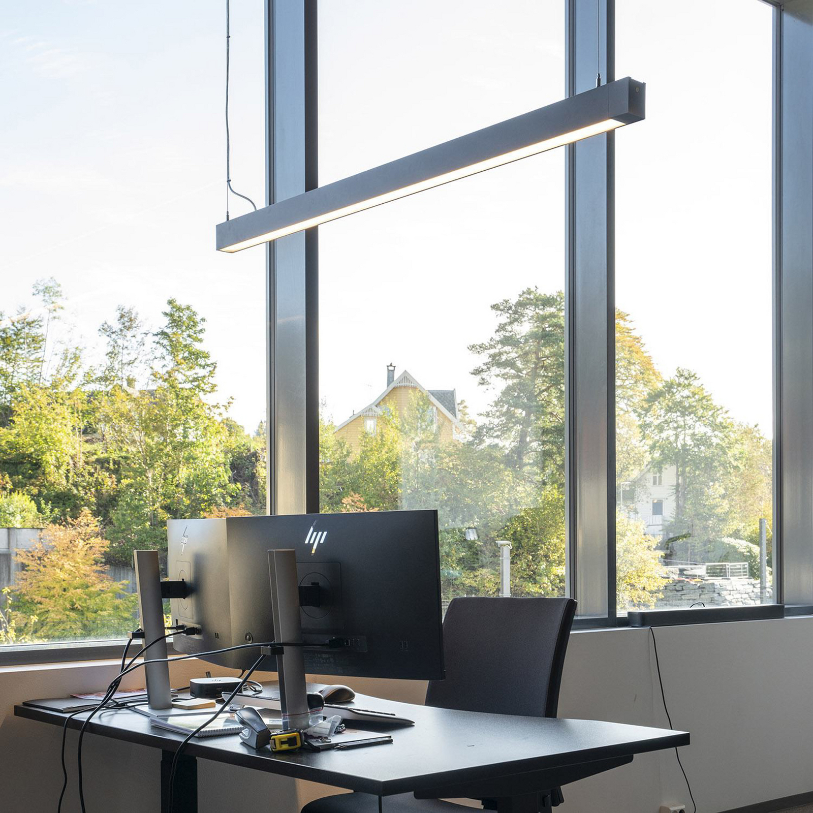 SLC LED-lichtstrip CLICK, zwart, 112 cm, CCT, DALI, IP20